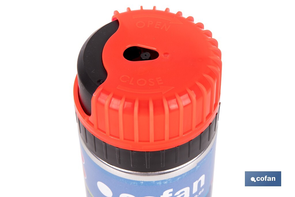 Spray de marquage fluorescent de travaux | Plusieurs couleurs | Emballage de 500 ml - Cofan