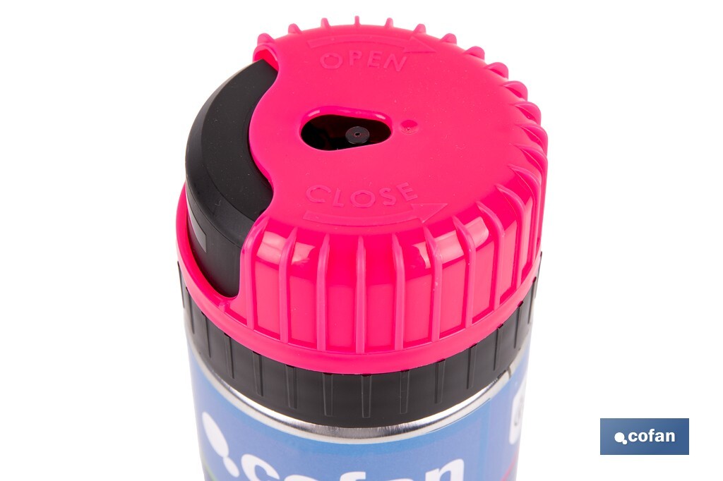 Spray de marquage fluorescent de travaux | Plusieurs couleurs | Emballage de 500 ml - Cofan