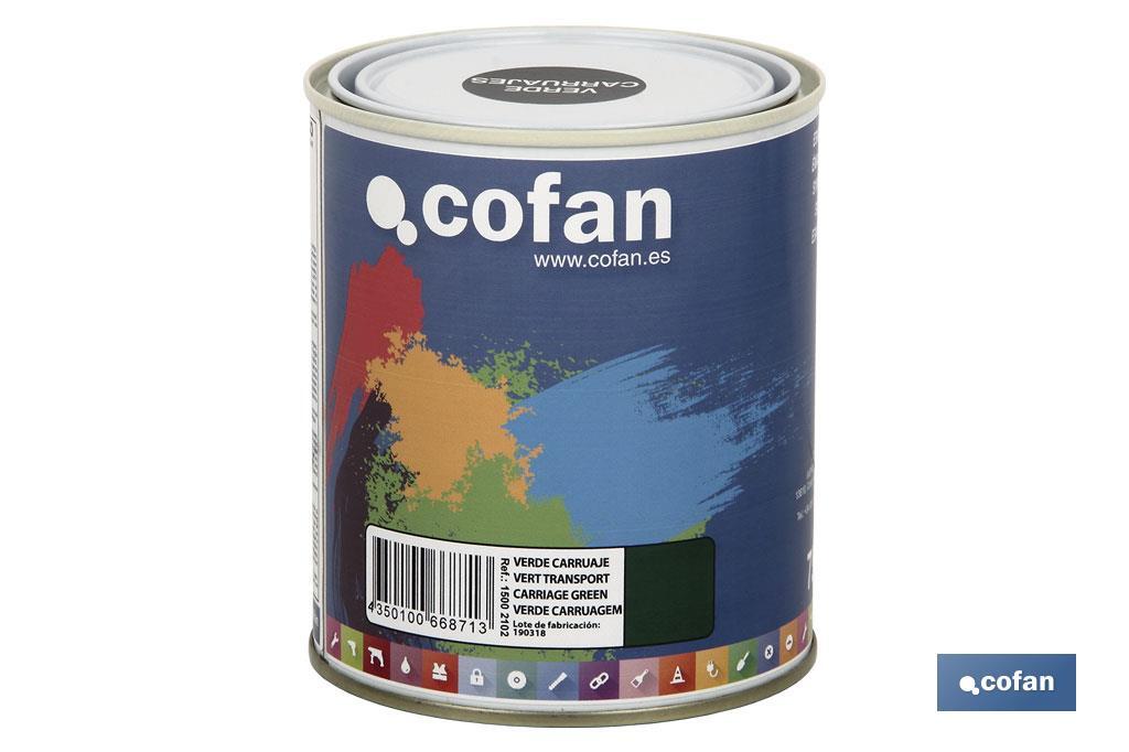 Synthetic enamel | Several colours | 125ml, 375ml, 750ml or 4L - Cofan