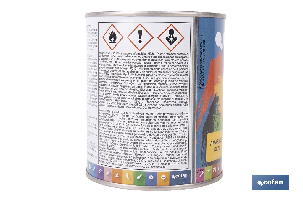 Synthetic enamel | Several colours | 125ml, 375ml, 750ml or 4L - Cofan