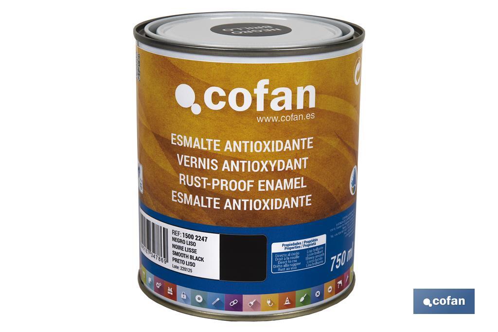 Cofan Smalto antiruggine liscio all’acqua | Vari colori | Varie dimensioni - Cofan