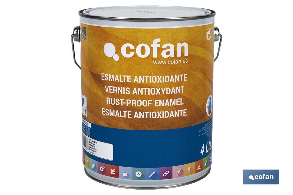 Cofan Smalto antiruggine liscio all’acqua | Vari colori | Varie dimensioni - Cofan