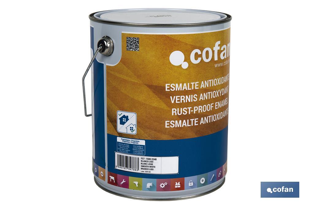 Cofan Smooth water-based antioxidant enamel | Available in different colours | Available in various sizes - Cofan