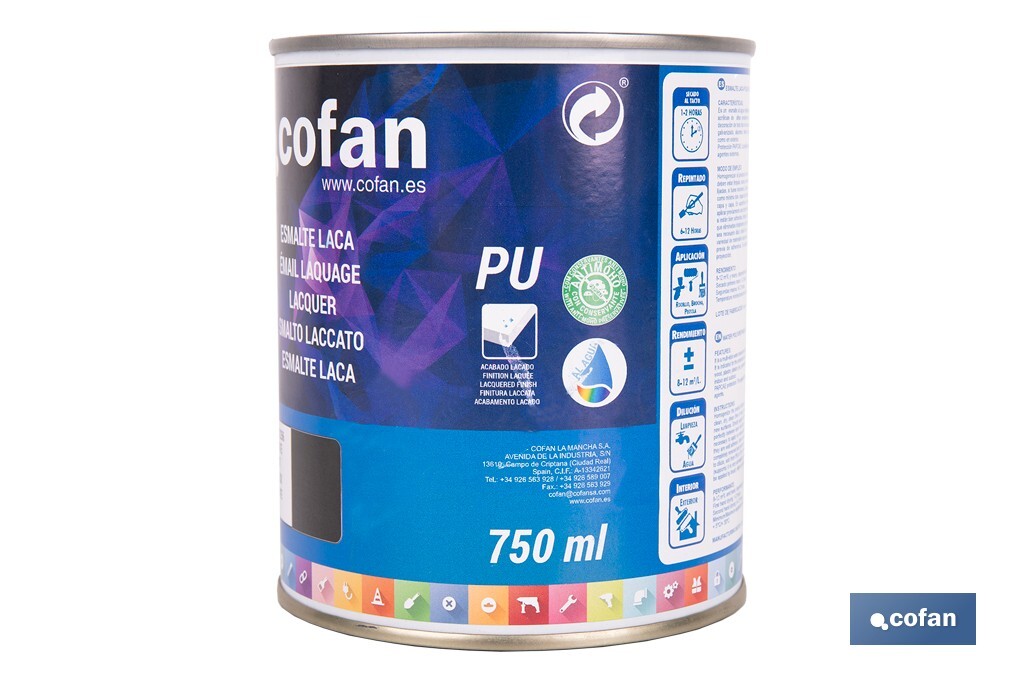 Émail Laquage à l'eau | Plusieurs Couleurs | Différentes capacités de récipient - Cofan