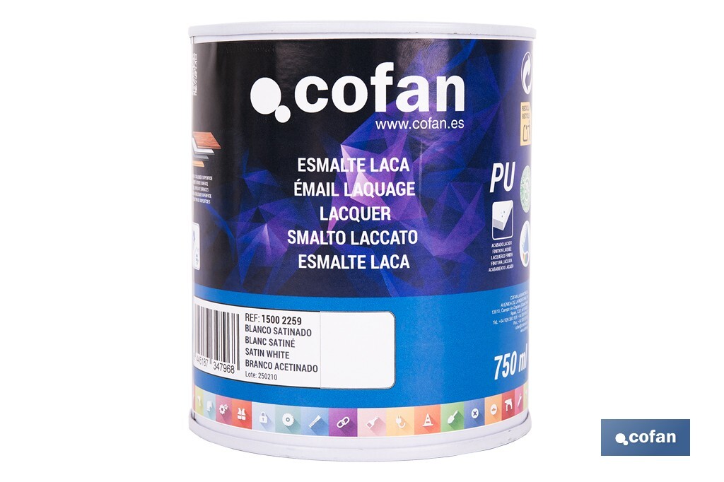 Émail Laquage à l'eau | Plusieurs Couleurs | Différentes capacités de récipient - Cofan
