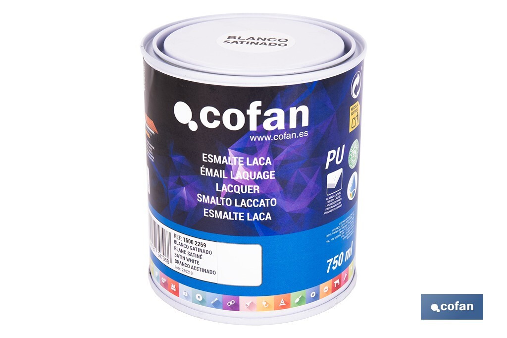 Émail Laquage à l'eau | Plusieurs Couleurs | Différentes capacités de récipient - Cofan