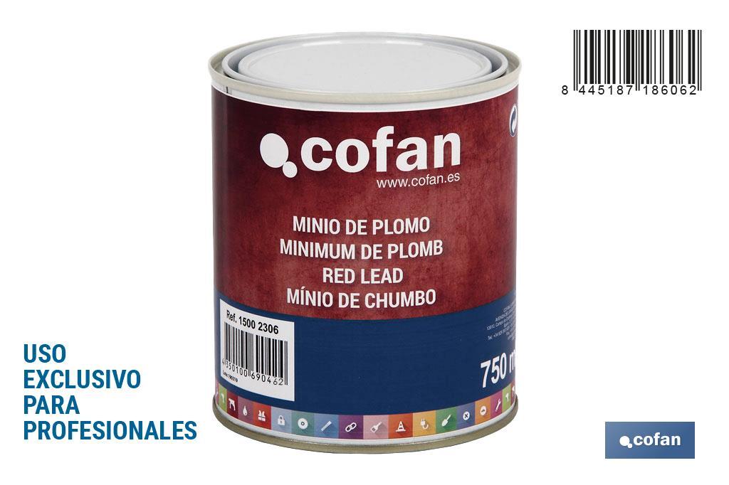 Minio de Plomo (USO EXCLUSIVO PARA PROFESIONALES) - Cofan