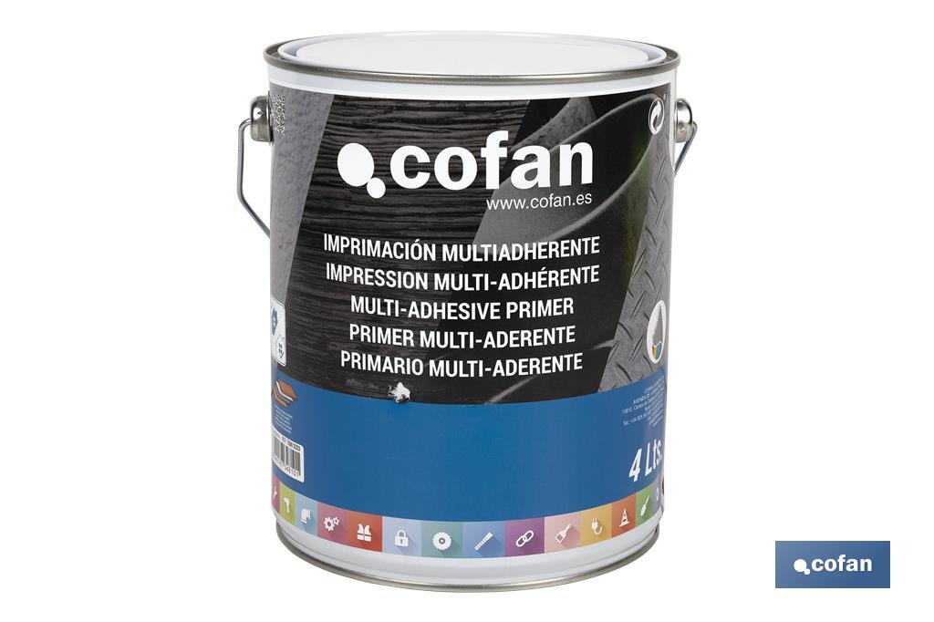 Primer Multiaderente a base solvente | Diverse dimensioni | Incolore - Cofan