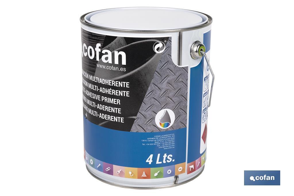 Solvent-based multi-adhesive primer | Available in different sizes | Colourless primer - Cofan