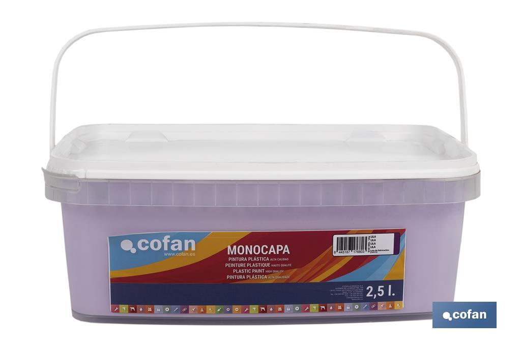 One-coat acrylic paint | Several colours | Suitable for indoor use - Cofan