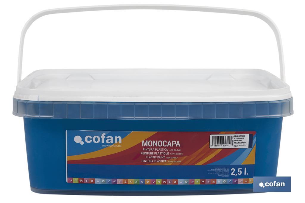 Peinture acrylique monocouche | Plusieurs couleurs | Convient pour utiliser à l'intérieur - Cofan