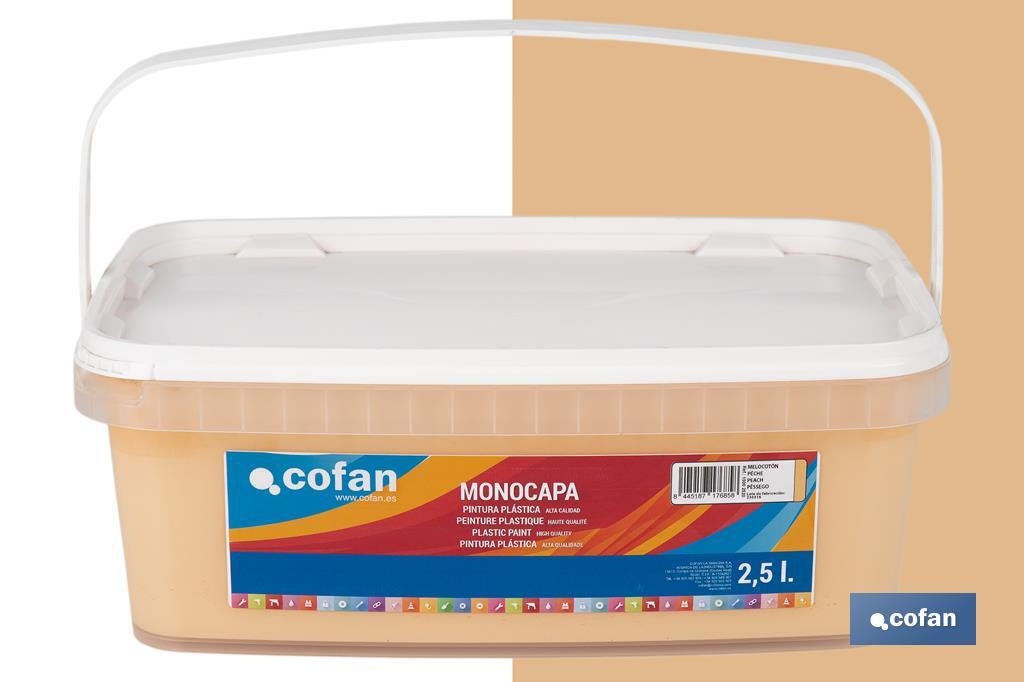 Peinture acrylique monocouche | Plusieurs couleurs | Convient pour utiliser à l'intérieur - Cofan