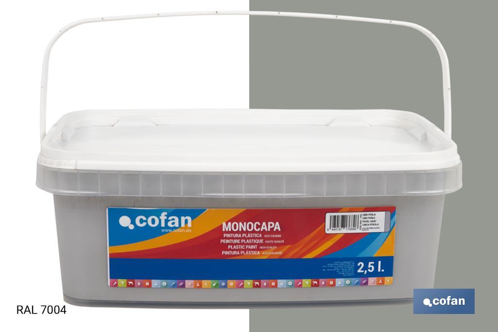 Peinture acrylique monocouche | Plusieurs couleurs | Convient pour utiliser à l'intérieur - Cofan