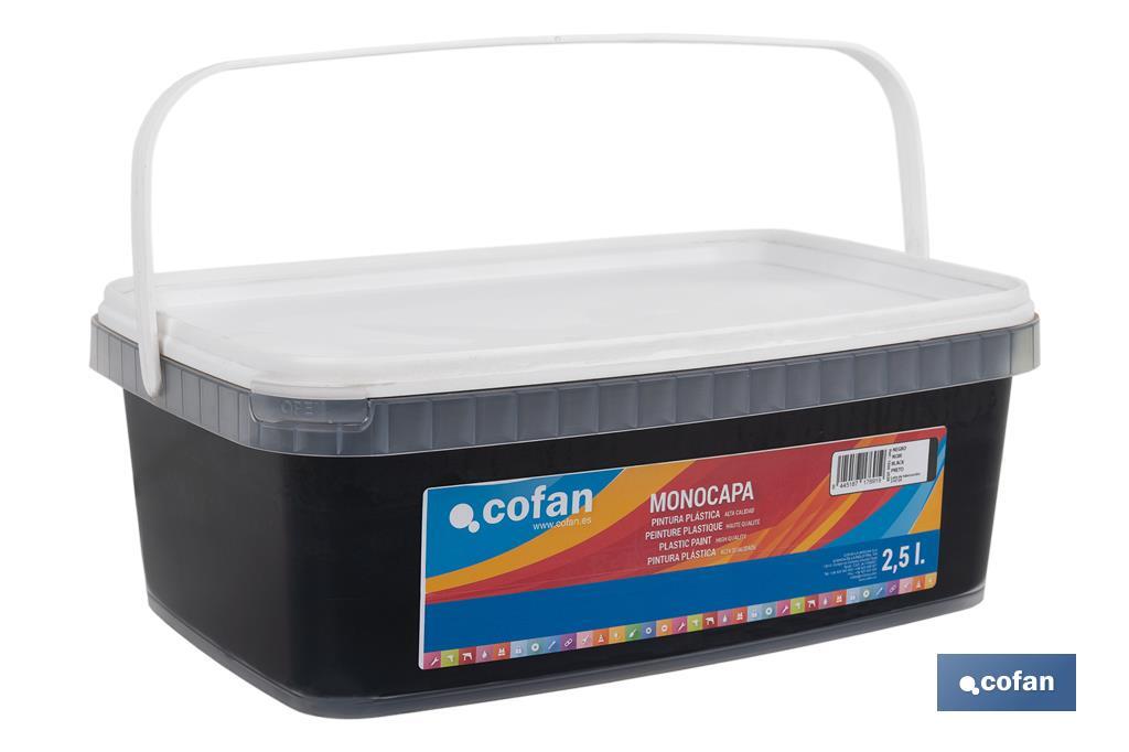 Peinture acrylique monocouche | Plusieurs couleurs | Convient pour utiliser à l'intérieur - Cofan
