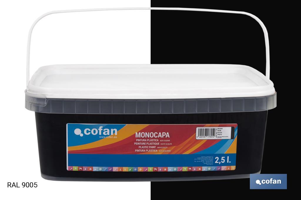 Peinture acrylique monocouche | Plusieurs couleurs | Convient pour utiliser à l'intérieur - Cofan