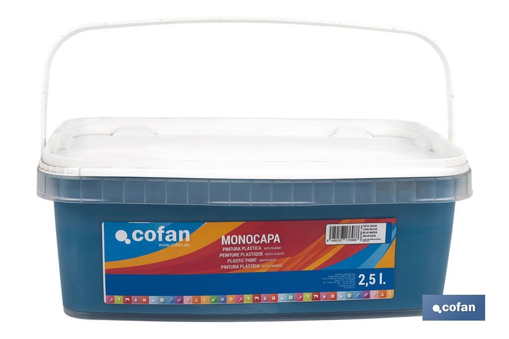 Peinture acrylique monocouche | Plusieurs couleurs | Convient pour utiliser à l'intérieur - Cofan