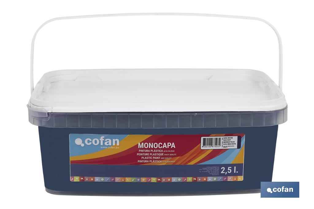 One-coat acrylic paint | Several colours | Suitable for indoor use - Cofan