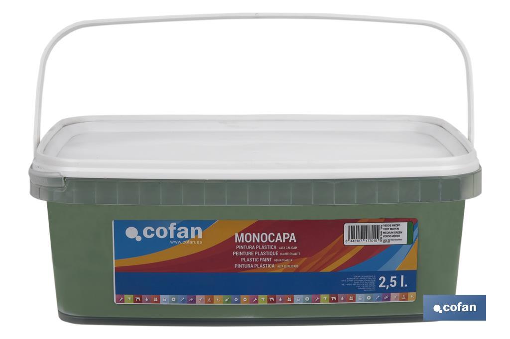 One-coat acrylic paint | Several colours | Suitable for indoor use - Cofan