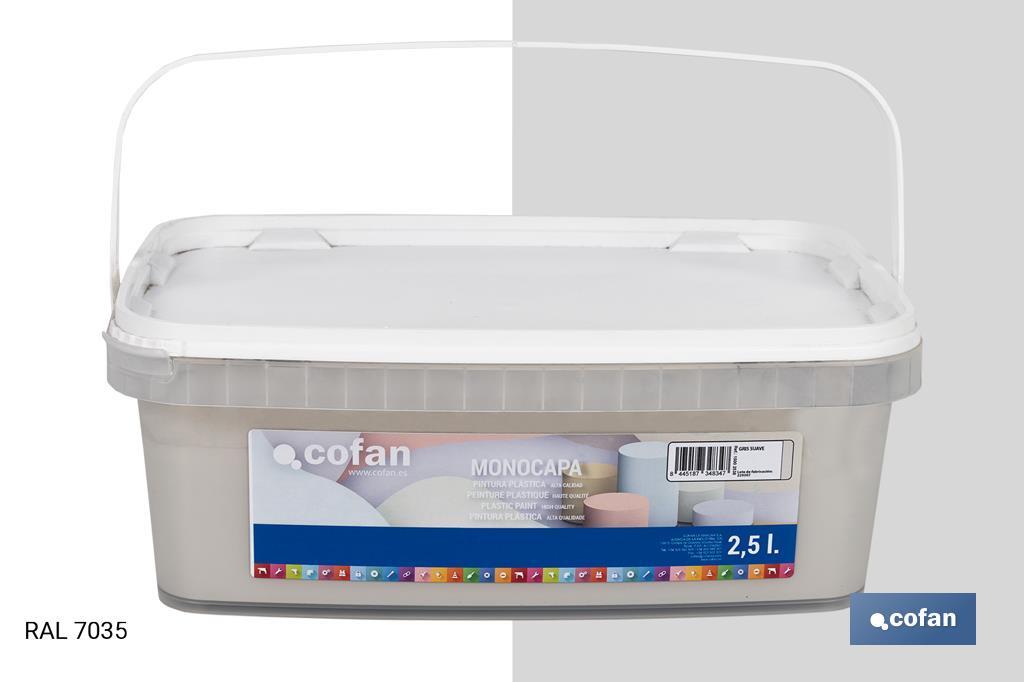 Peinture acrylique monocouche | Plusieurs couleurs | Convient pour utiliser à l'intérieur - Cofan