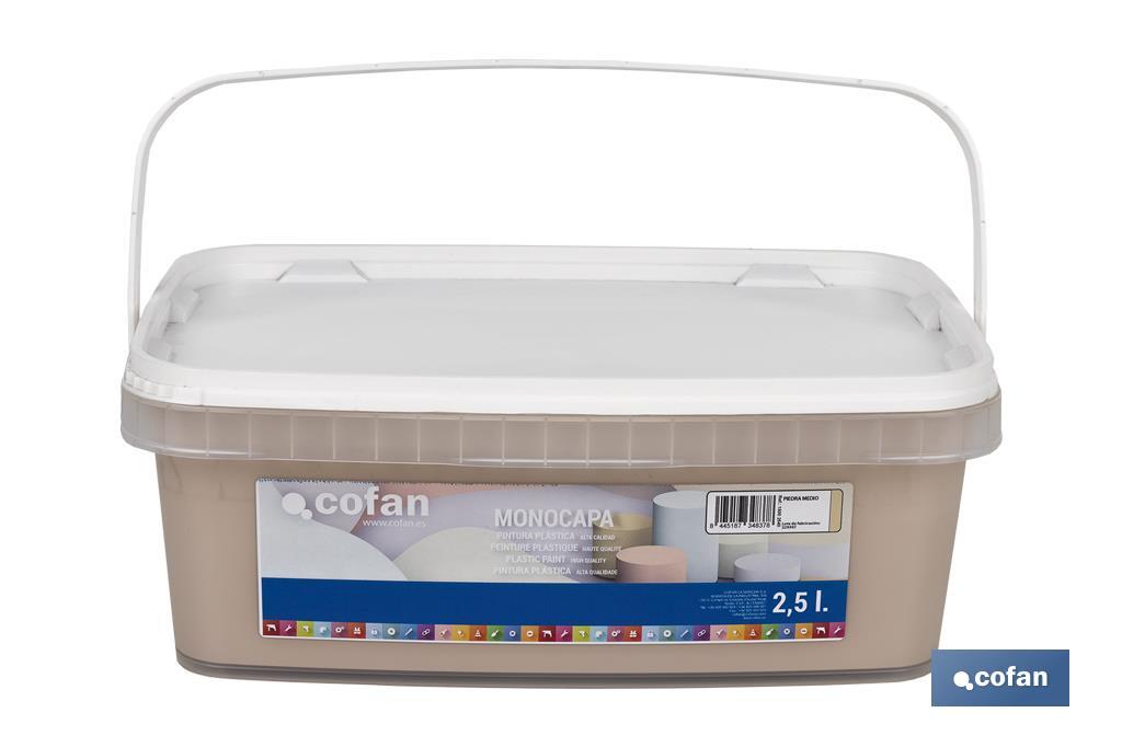 Peinture acrylique monocouche | Plusieurs couleurs | Convient pour utiliser à l'intérieur - Cofan