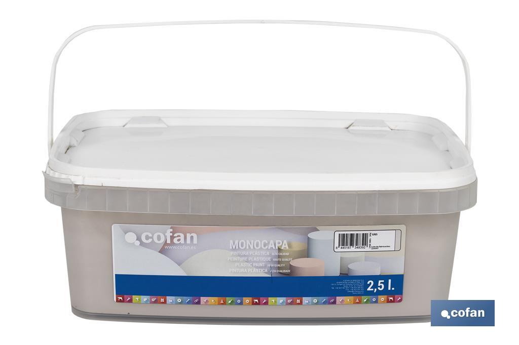 Peinture acrylique monocouche | Plusieurs couleurs | Convient pour utiliser à l'intérieur - Cofan