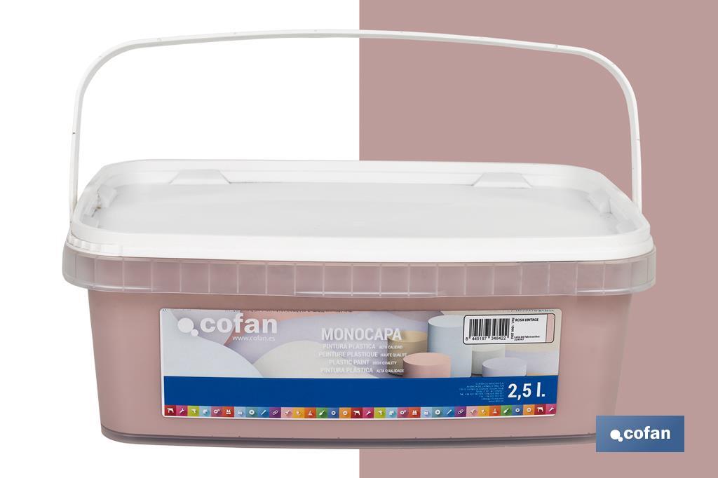 Peinture acrylique monocouche | Plusieurs couleurs | Convient pour utiliser à l'intérieur - Cofan