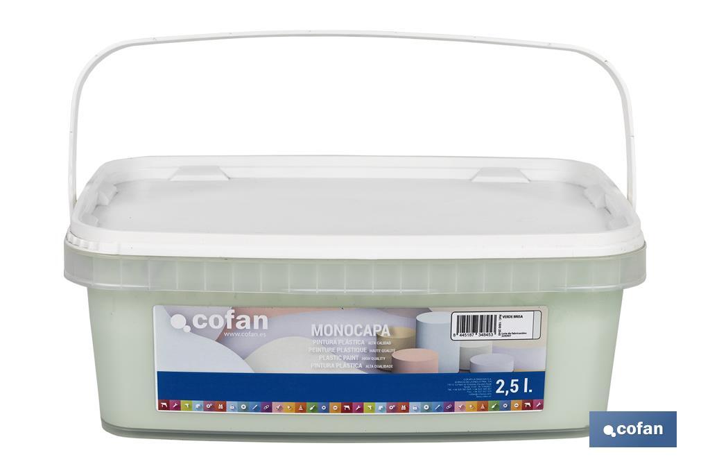 Peinture acrylique monocouche | Plusieurs couleurs | Convient pour utiliser à l'intérieur - Cofan