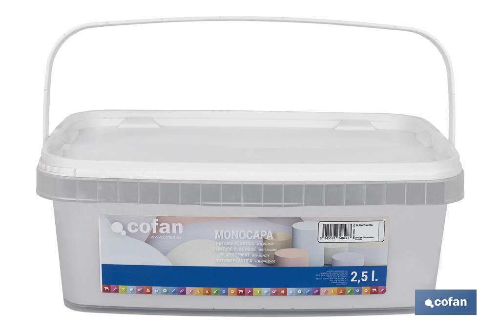 Peinture acrylique monocouche | Plusieurs couleurs | Convient pour utiliser à l'intérieur - Cofan