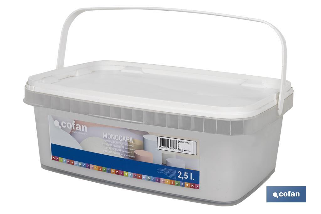 Peinture acrylique monocouche | Plusieurs couleurs | Convient pour utiliser à l'intérieur - Cofan