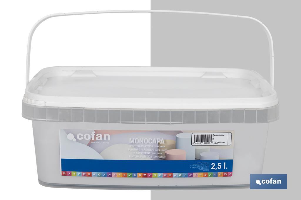 Peinture acrylique monocouche | Plusieurs couleurs | Convient pour utiliser à l'intérieur - Cofan