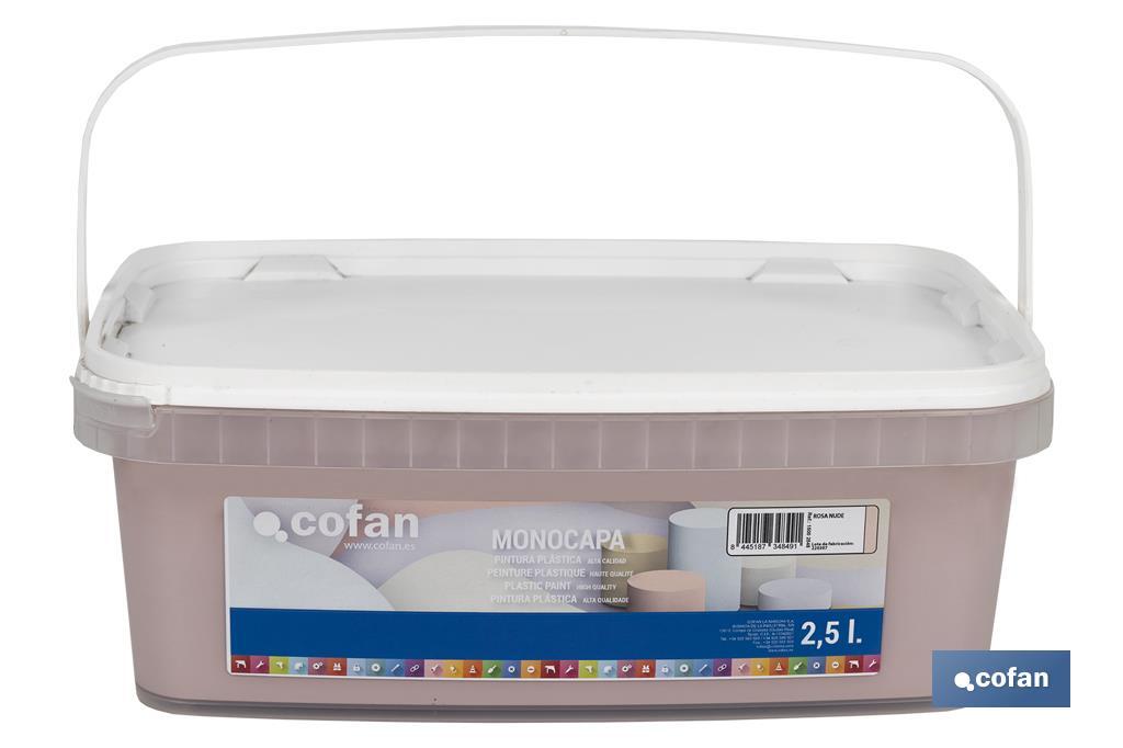 Peinture acrylique monocouche | Plusieurs couleurs | Convient pour utiliser à l'intérieur - Cofan