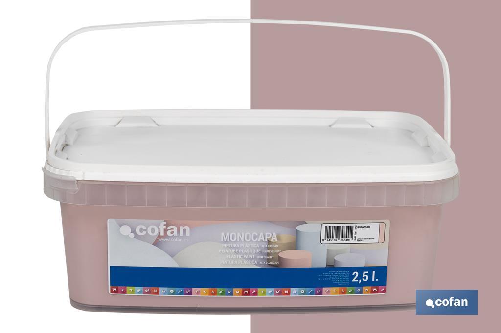 Peinture acrylique monocouche | Plusieurs couleurs | Convient pour utiliser à l'intérieur - Cofan