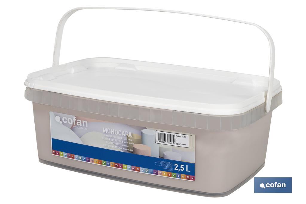 Peinture acrylique monocouche | Plusieurs couleurs | Convient pour utiliser à l'intérieur - Cofan