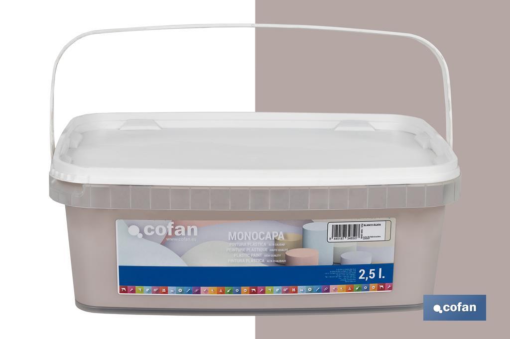 Peinture acrylique monocouche | Plusieurs couleurs | Convient pour utiliser à l'intérieur - Cofan
