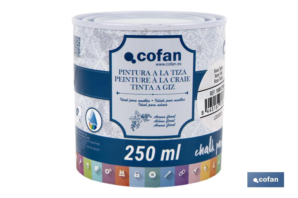 Pittura al gesso chalk paint | Ideale per restaurare e decorare mobili | Diverse capacità | Vari colori  - Cofan