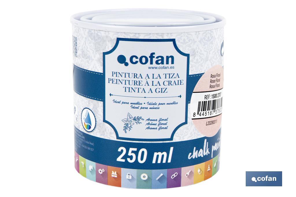 Pittura al gesso chalk paint | Ideale per restaurare e decorare mobili | Diverse capacità | Vari colori  - Cofan