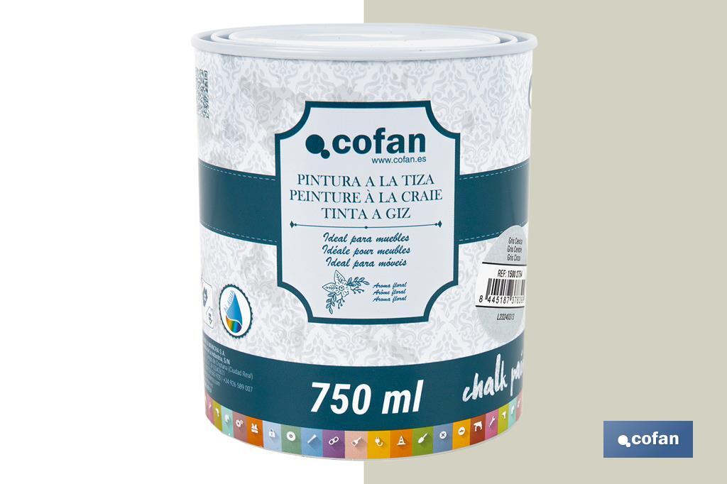 Tinta a giz | Chalk paint | Adequada para restauro e decoração de moveis | Diferentes capacidade | Várias cores  - Cofan