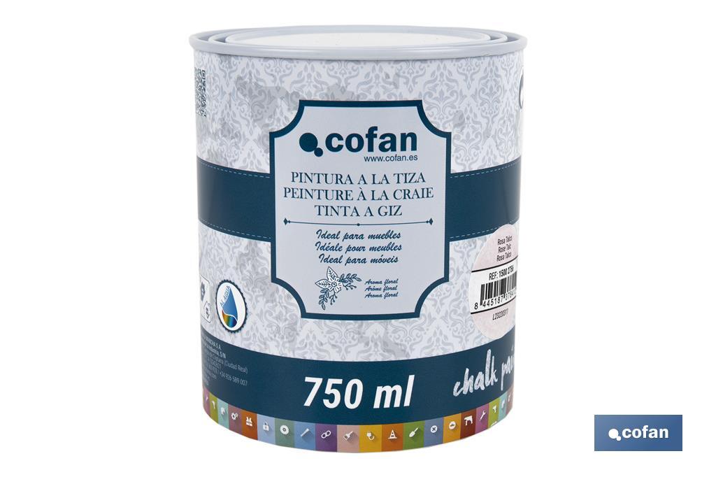 Pittura al gesso chalk paint | Ideale per restaurare e decorare mobili | Diverse capacità | Vari colori  - Cofan