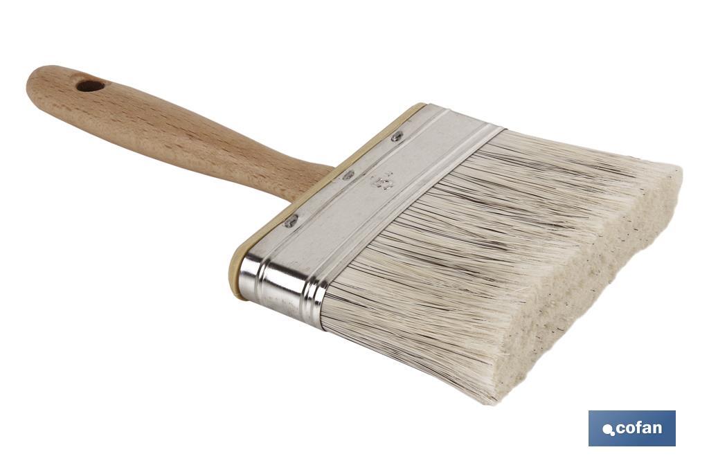 Fibre paint brush | Professional quality for paint works | Fine and soft finish - Cofan