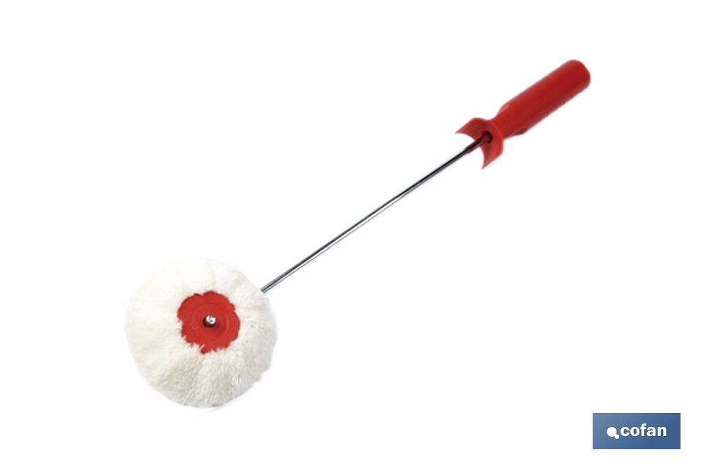 Corner paint roller with long handle | Roller for painting corners | Professional finish - Cofan