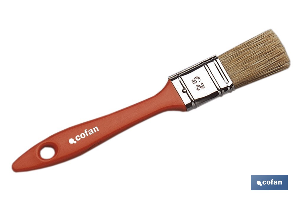 Brush with double thickness | Ergonomic handle | Made of polypropylene - Cofan