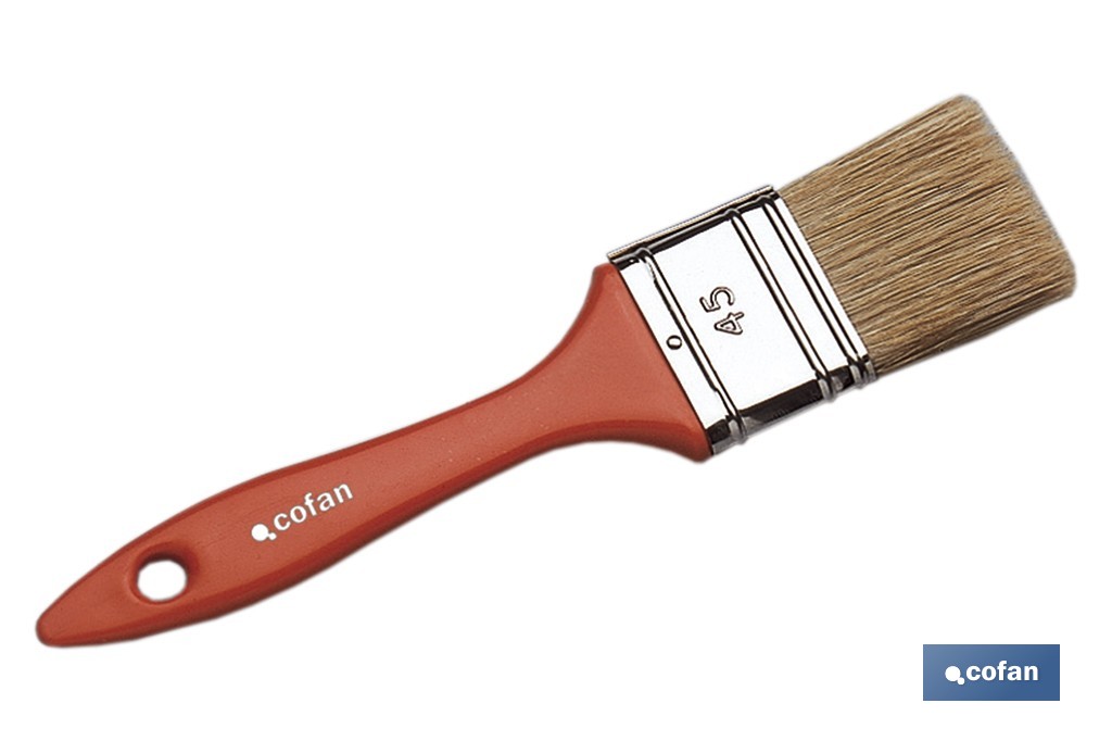 Brush with double thickness | Ergonomic handle | Made of polypropylene - Cofan