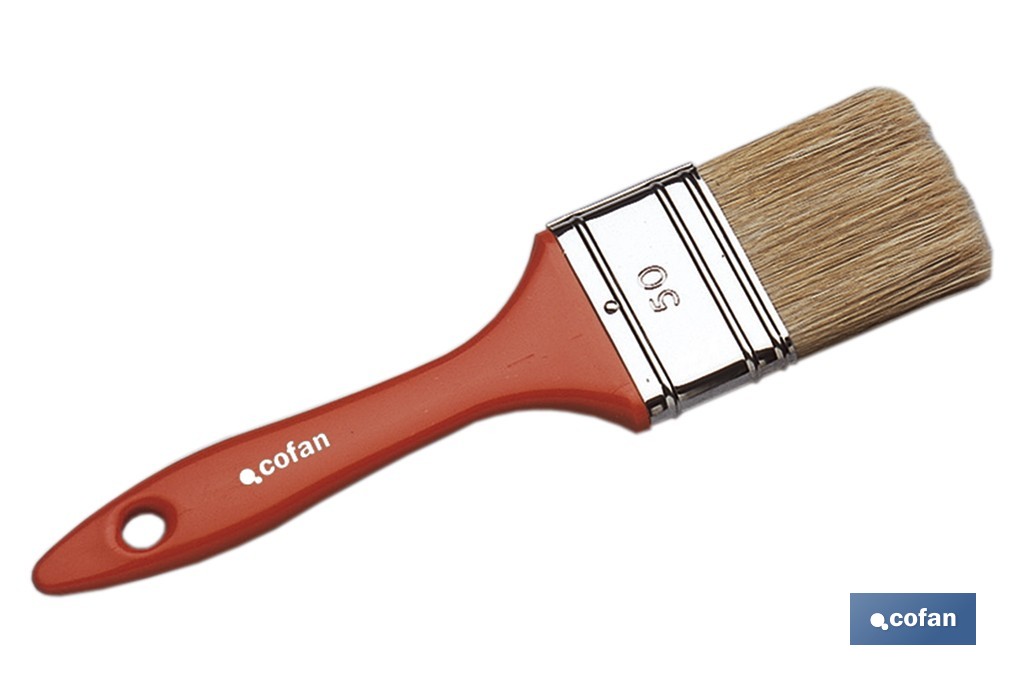 Brush with double thickness | Ergonomic handle | Made of polypropylene - Cofan