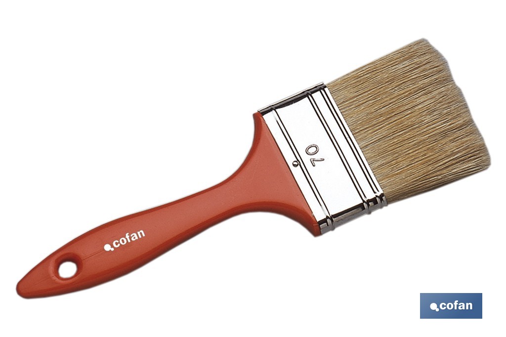Brush with double thickness | Ergonomic handle | Made of polypropylene - Cofan