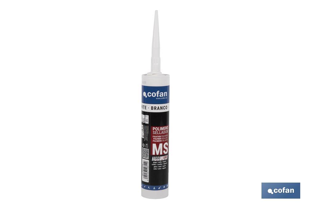 MS polymer sealant | Grey | Cartridge of 290ml - Cofan