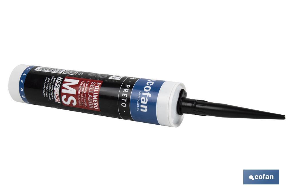 Scellant de Polymère MS | Couleur Grise | Cartouche de 290 ml - Cofan