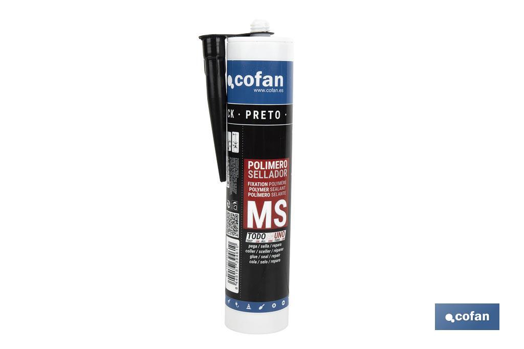 Scellant de Polymère MS | Couleur Grise | Cartouche de 290 ml - Cofan