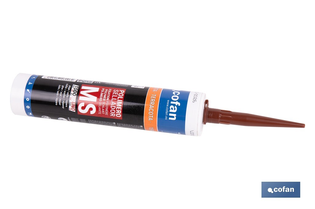 Scellant de Polymère MS | Different couleurs | Cartouche de 290 ml - Cofan