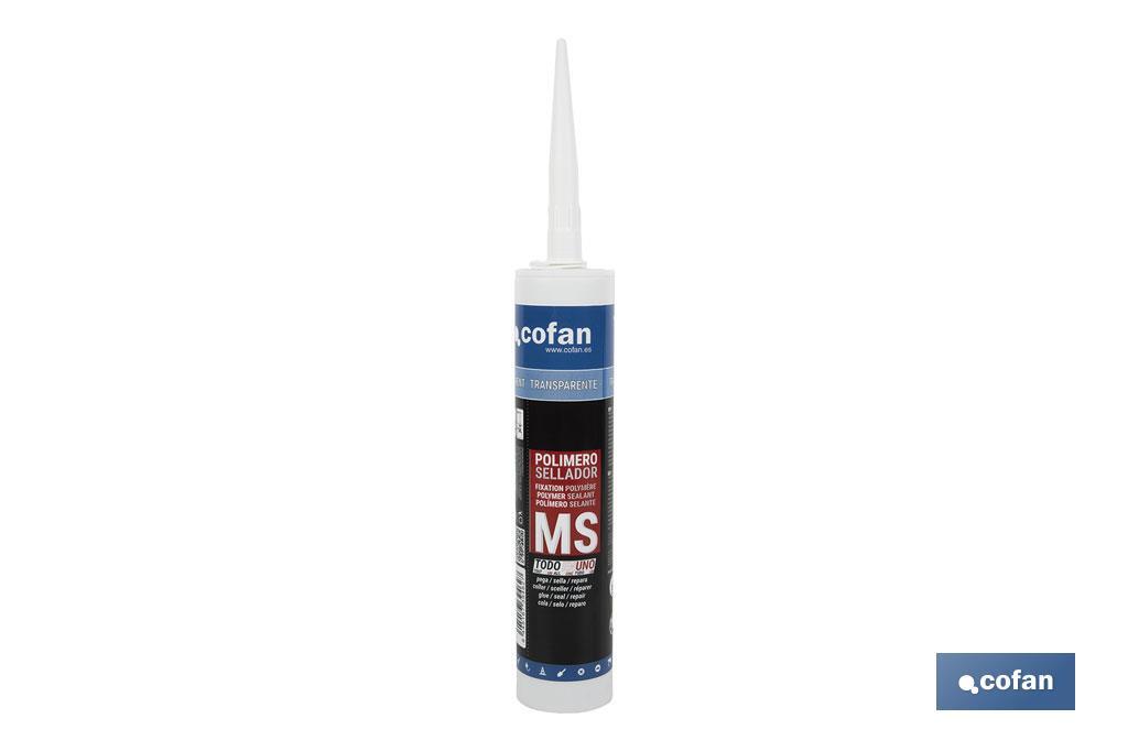Scellant de Polymère MS | Couleur Grise | Cartouche de 290 ml - Cofan