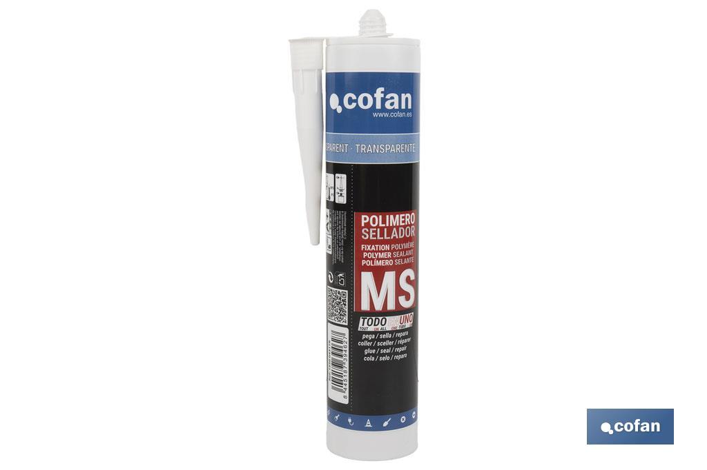 Scellant de Polymère MS | Couleur Grise | Cartouche de 290 ml - Cofan